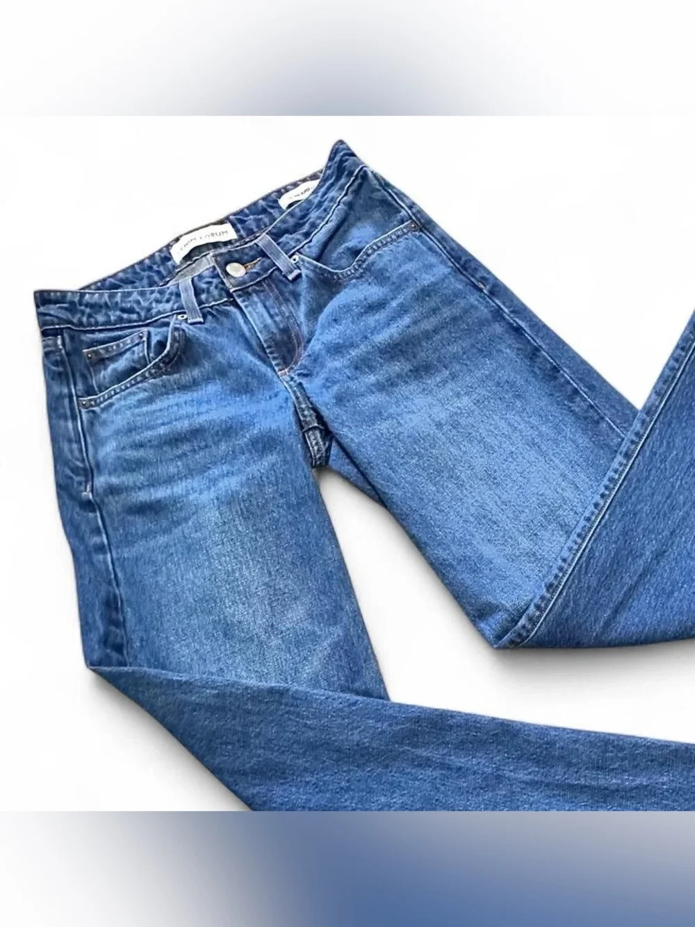 Aritzia Denim Forum 90’s Super Lo-Rise Baggy Wide Leg Jeans Size 23